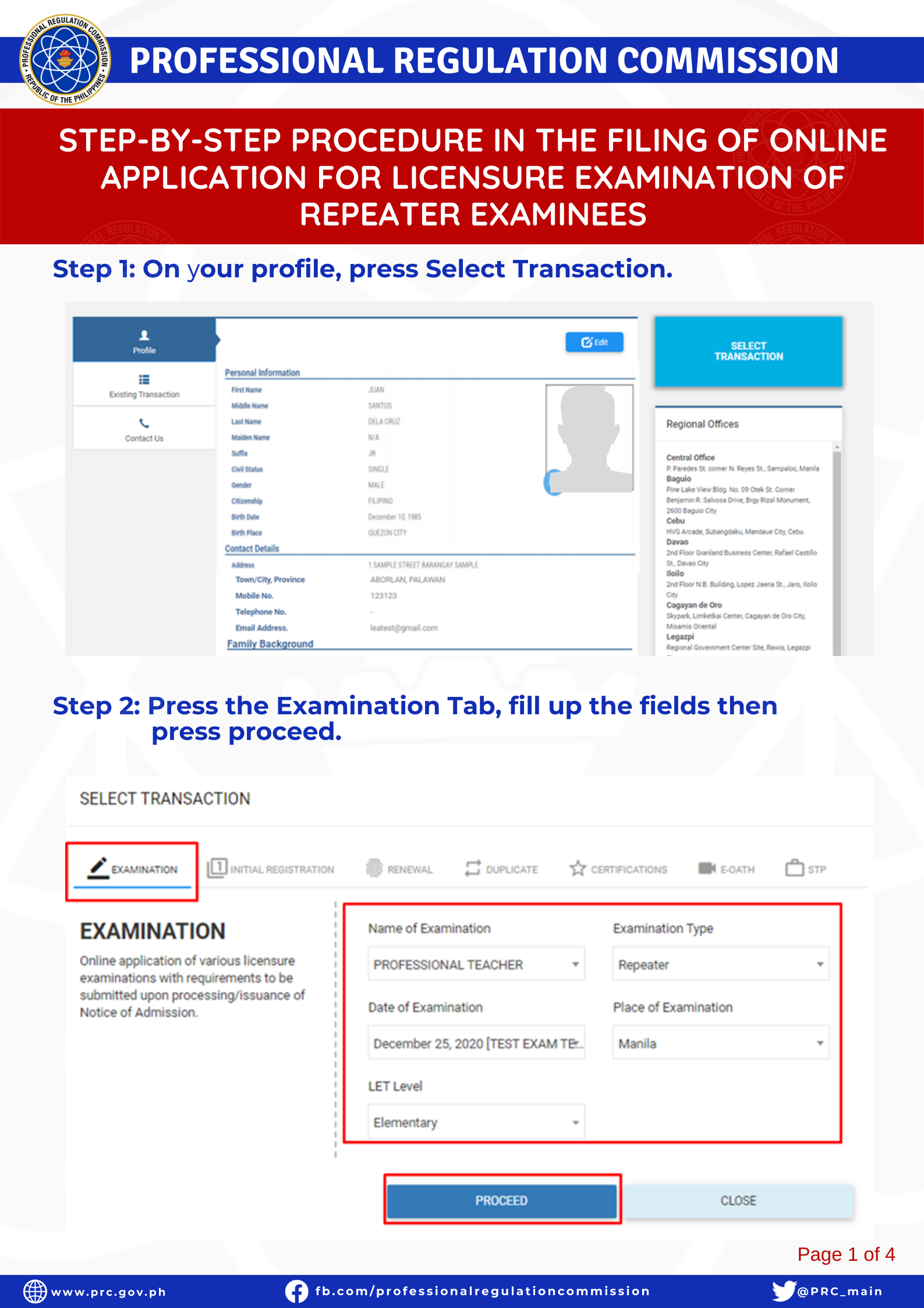 Revised Guidelines And Procedure In The Filing And Processing Of ...